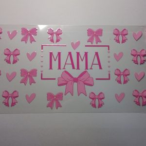 Mama pink bows