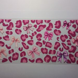 Pink Leopard with bows