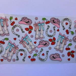 Cowboy boots and strawberries