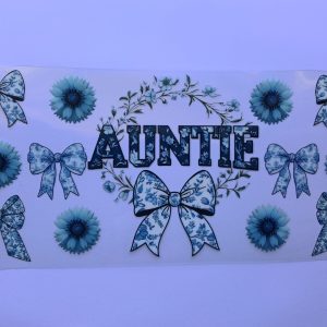 Auntie blue bows