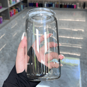 Clear glass libby (No Glitter)