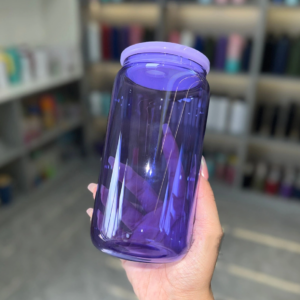 Purple glass libby (No Glitter)
