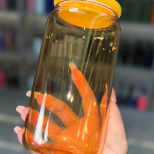 Yellow glass libby (No Glitter)