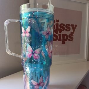 Butterfly blue 40oz Lava pre Made